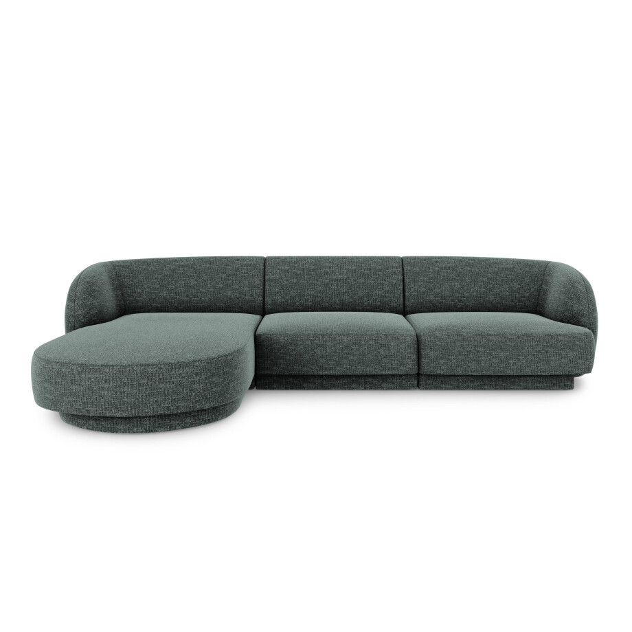 3.5-zitshoekbank Miley links chenille | Micadoni Limited Edition afbeelding 1
