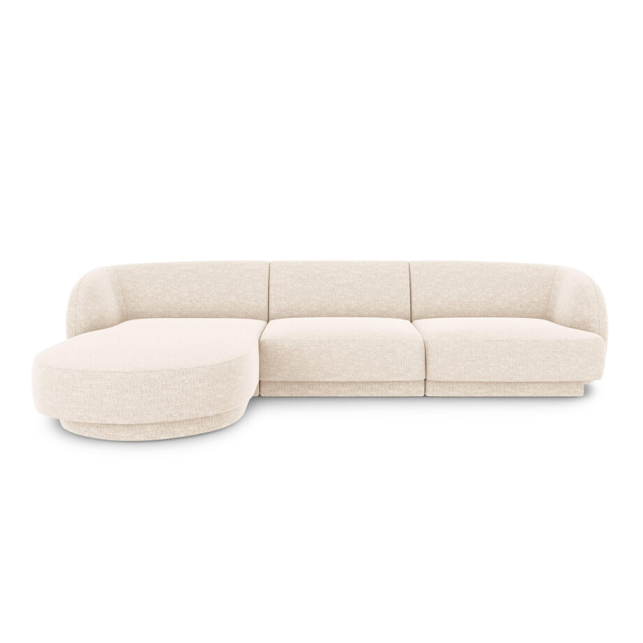 3.5-zitshoekbank Miley links chenille | Micadoni Limited Edition afbeelding 1