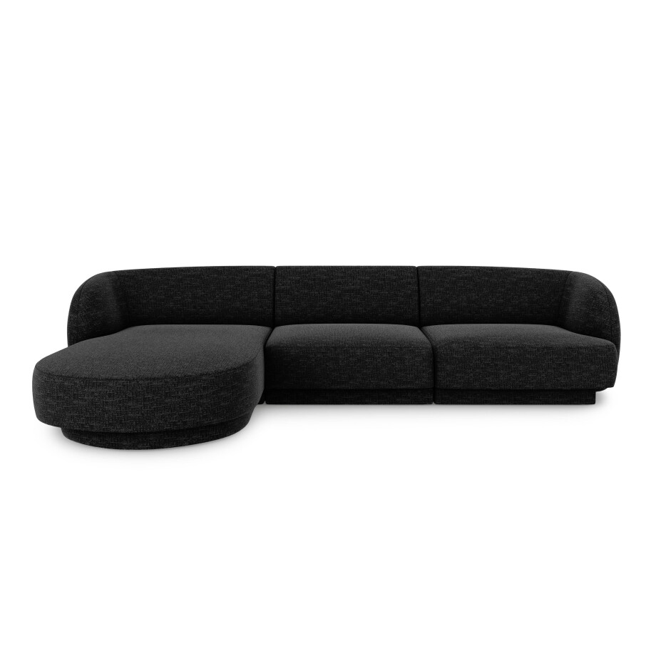 3.5-zitshoekbank Miley links chenille | Micadoni Limited Edition afbeelding 1