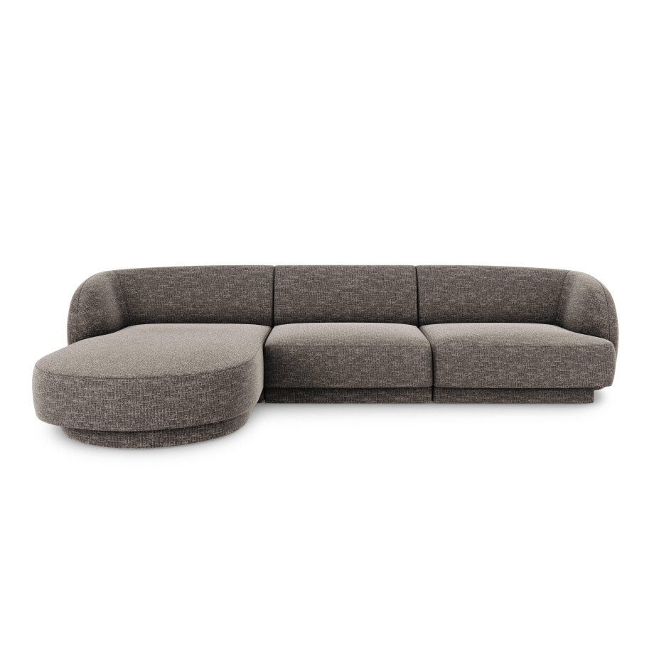 3.5-zitshoekbank Miley links chenille | Micadoni Limited Edition afbeelding 1