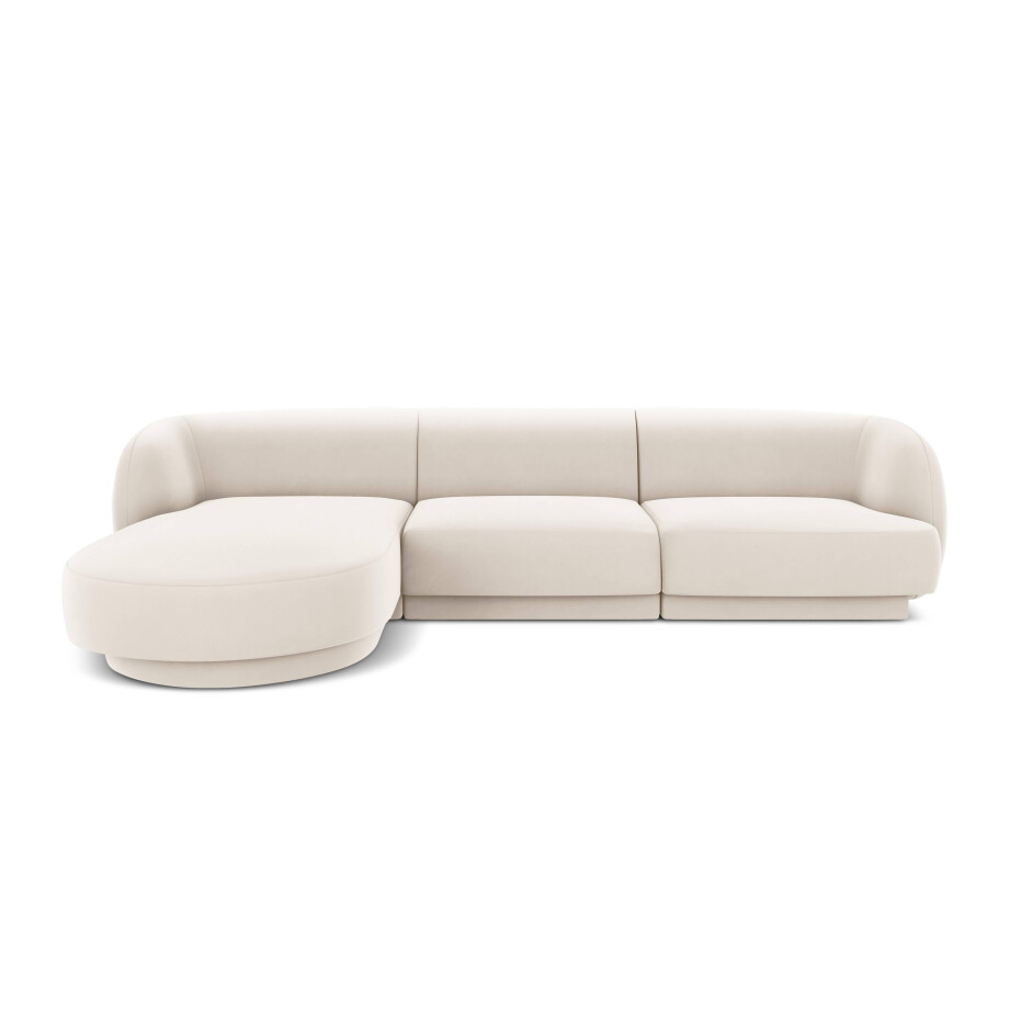 3.5-zitshoekbank Miley links velvet | Micadoni Limited Edition afbeelding 1