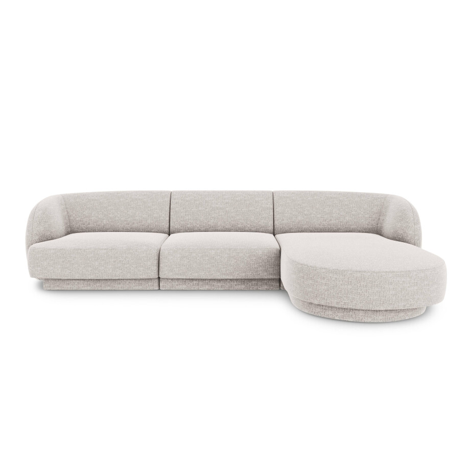 3.5-zitshoekbank Miley rechts chenille | Micadoni Limited Edition afbeelding 1