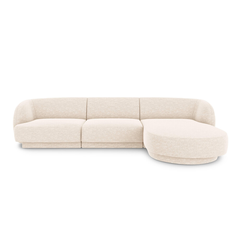3.5-zitshoekbank Miley rechts chenille | Micadoni Limited Edition afbeelding 1