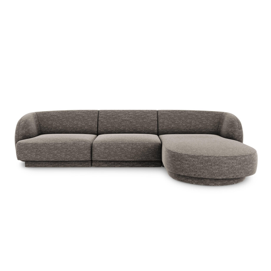 3.5-zitshoekbank Miley rechts chenille | Micadoni Limited Edition afbeelding 1