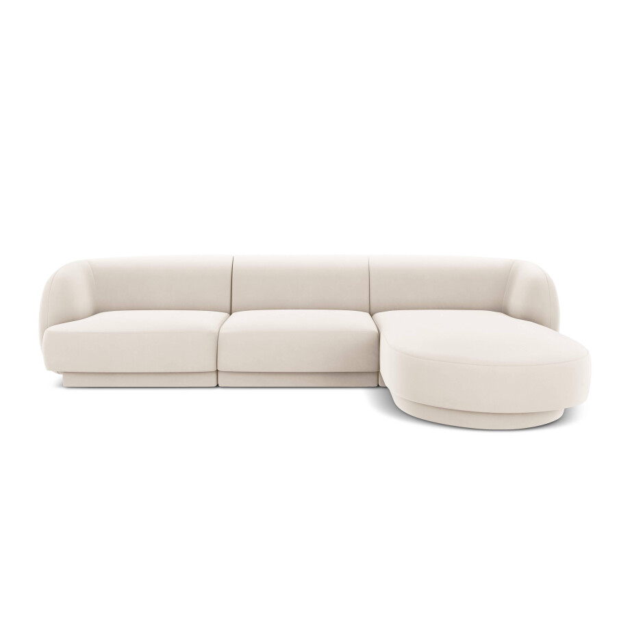 3.5-zitshoekbank Miley rechts velvet | Micadoni Limited Edition afbeelding 1