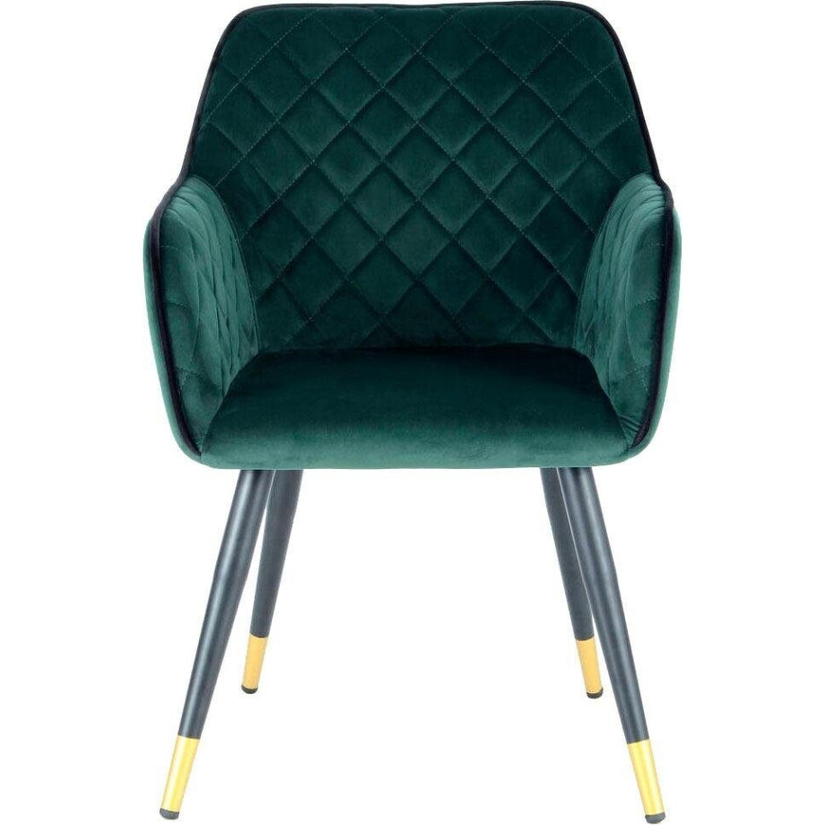 Kayoom Stoel Amino 525, stijlvolle designstoel, fluweelzachte bekleding van velvet stof (1 stuk) afbeelding 1