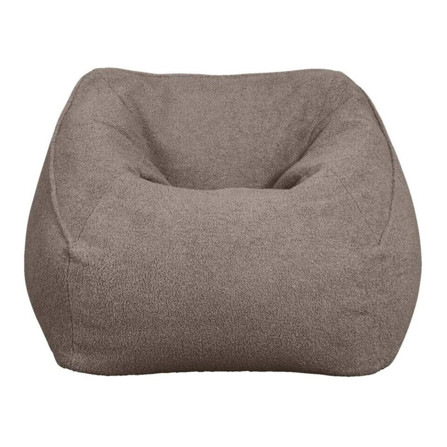 Leen Bakker - Lebel Loungestoel Fay - 70x100x100 Cm - Polyester - Taupe Leen Bakker - Lebel Loungestoel Fay - 70x100x100 Cm - Polyester - Taupe afbeelding 1