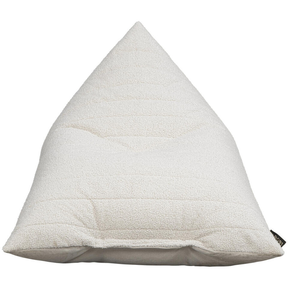 Leen Bakker - Lebel Zitzak Twisted Teddy - 100x145 Cm - Polyester - Beige - 30x145x100 Cm Leen Bakker - Lebel Zitzak Twisted Teddy - 100x145 Cm - Polyester - Beige - 30x145x100 Cm afbeelding 1