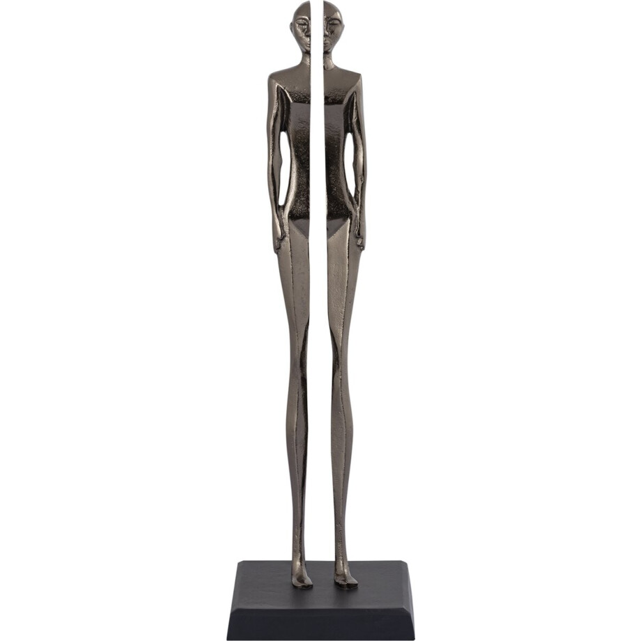 PTMD - Beeld Ilsee - Zilver - 18x18x62cm PTMD - Beeld Ilsee - Zilver - 18x18x62cm afbeelding 1