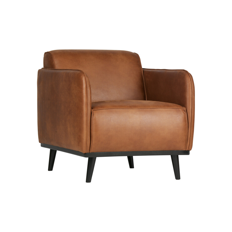 WOOOD Fauteuil 'Statement' kleur Cognac WOOOD Fauteuil 'Statement' kleur Cognac afbeelding 1
