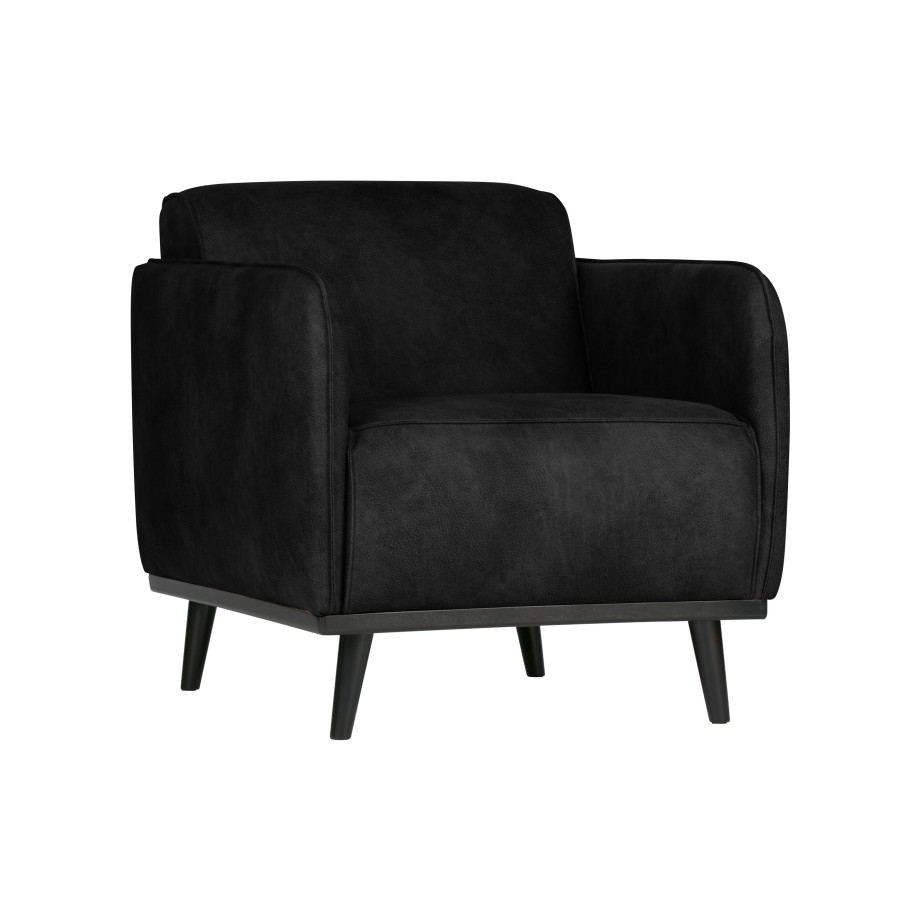 BePureHome Fauteuil 'Statement' kleur Zwart afbeelding 1