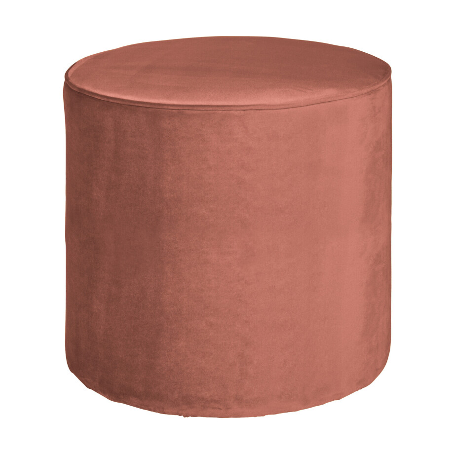 WOOOD Poef 'Sara', kleur Oudroze WOOOD Poef 'Sara', kleur Oudroze afbeelding 1