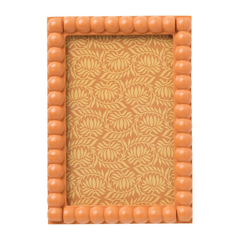 Fotolijst bobbles - oranje - 11x17 cm afbeelding 