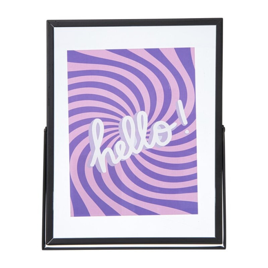 Fotolijst staand - zwart - 18x23 cm Fotolijst staand - zwart - 18x23 cm afbeelding