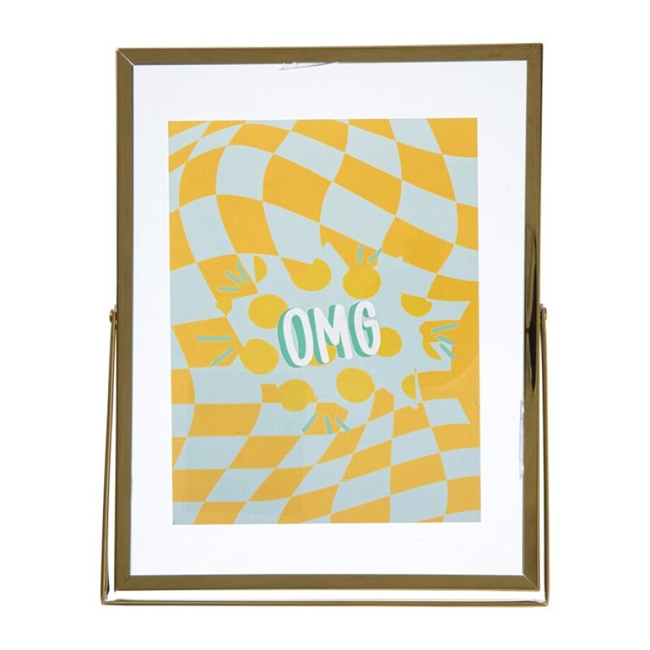 Fotolijst staand - goud - 18x23 cm Fotolijst staand - goud - 18x23 cm afbeelding