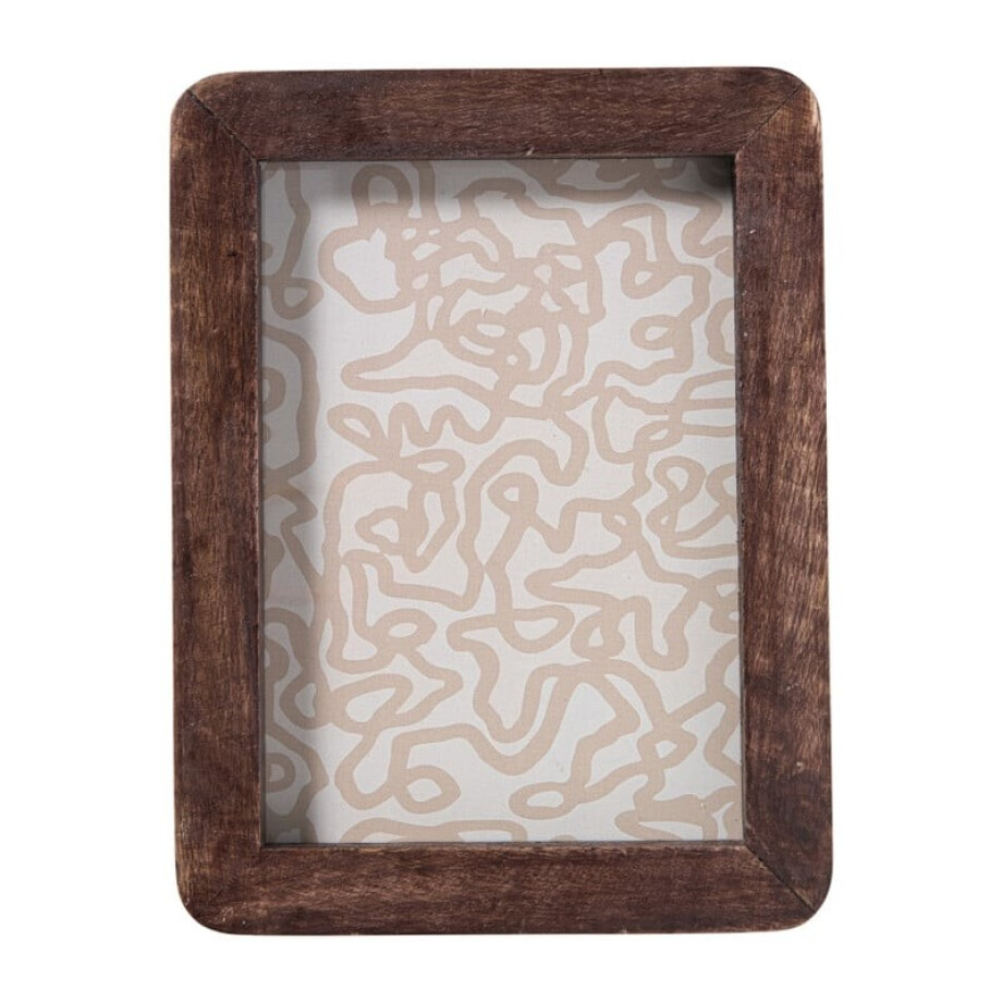 Fotolijst hout groot - bruin - 12.7x17.8 cm Fotolijst hout groot - bruin - 12.7x17.8 cm afbeelding