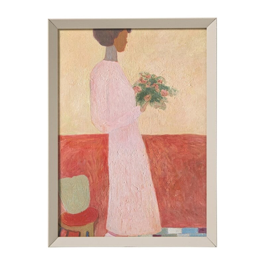 Fotolijst - beige - 13x18 cm Fotolijst - beige - 13x18 cm afbeelding