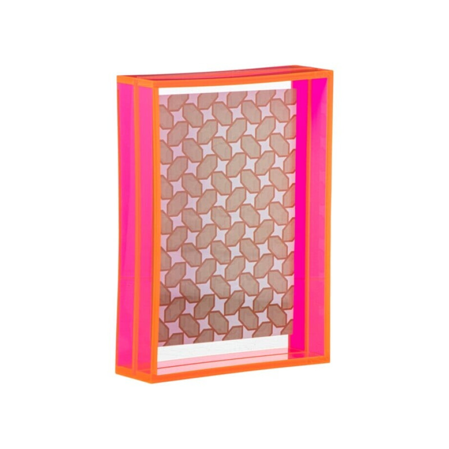 Fotolijst acryl - roze - 10x15 cm afbeelding 