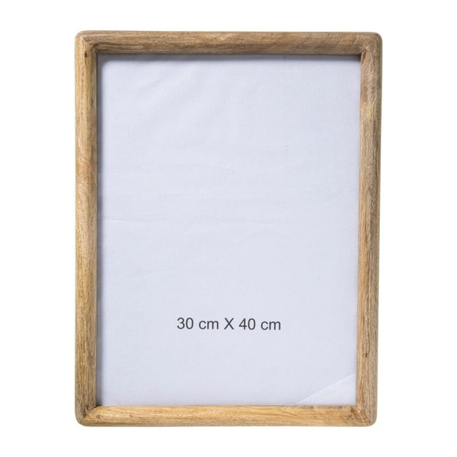Fotolijst hout - bruin - 30x40 cm afbeelding 