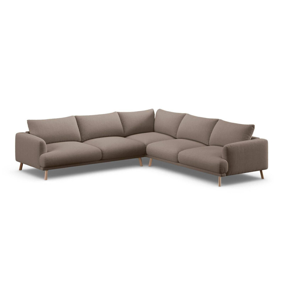 Symmetrische hoekbank Naomi chenille | Micadoni Home afbeelding 1