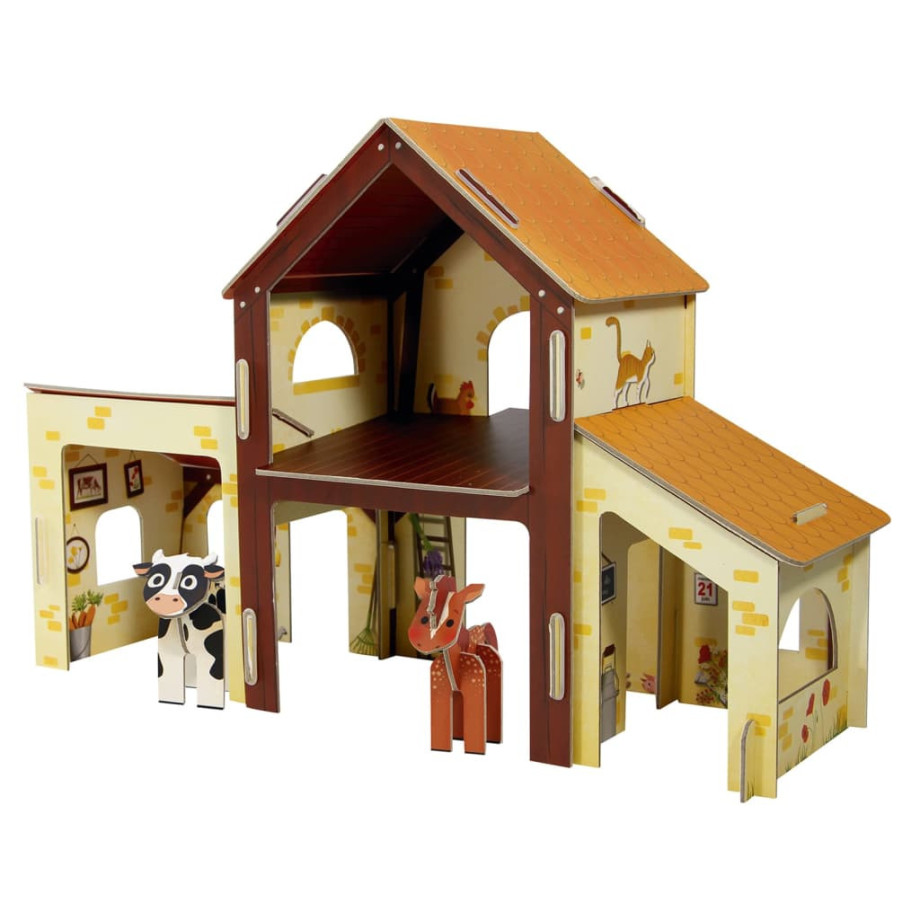 Avenue Mandarine 3D-puzzel Farm afbeelding 1