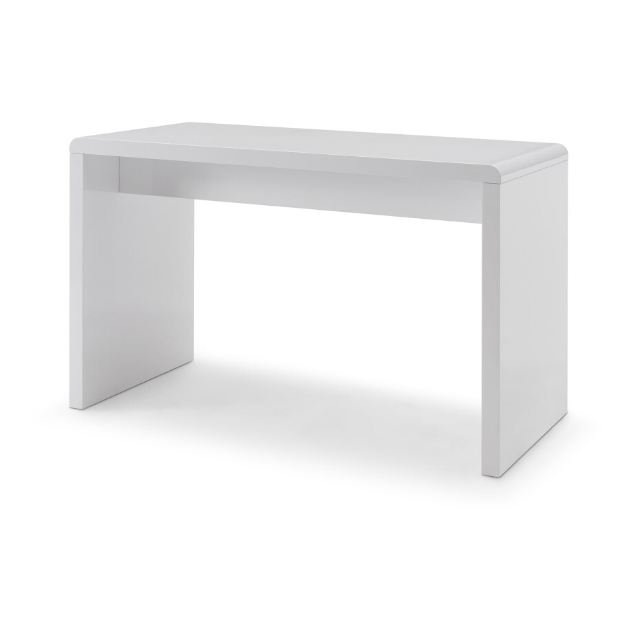 Artistiq Bureau 'Donovan' 120 x 60cm, kleur hoogglans wit Artistiq Bureau 'Donovan' 120 x 60cm, kleur hoogglans wit afbeelding