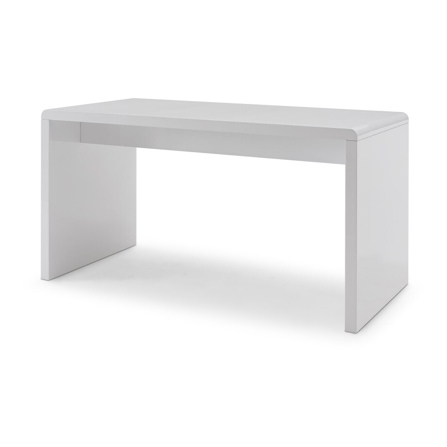 Artistiq Bureau 'Donovan' 160 x 70cm, kleur hoogglans wit Artistiq Bureau 'Donovan' 160 x 70cm, kleur hoogglans wit afbeelding