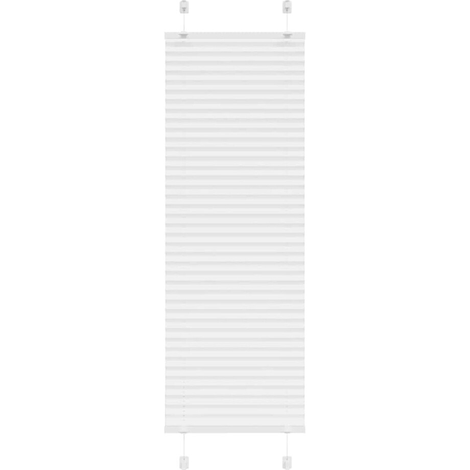 vidaXL - Plissé - rolgordijn - 50x150 - cm - stofbreedte - 49,4 - cm - polyester - wit vidaXL - Plissé - rolgordijn - 50x150 - cm - stofbreedte - 49,4 - cm - polyester - wit afbeelding 1