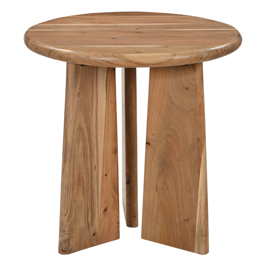 Artistiq Ronde Bijzettafel 'Sequia' Acaciahout, 60cm afbeelding 