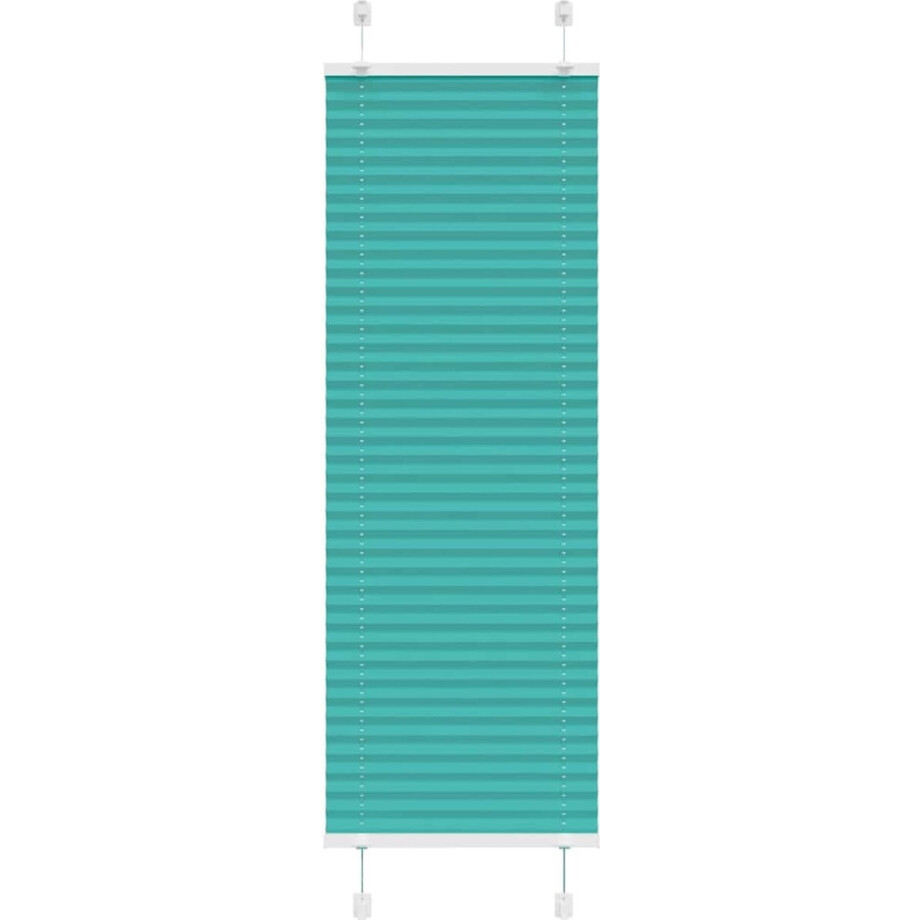 vidaXL - Plissé - rolgordijn - 45x150 - cm - stofbreedte - 44,4 - cm - petrol - groen afbeelding 1