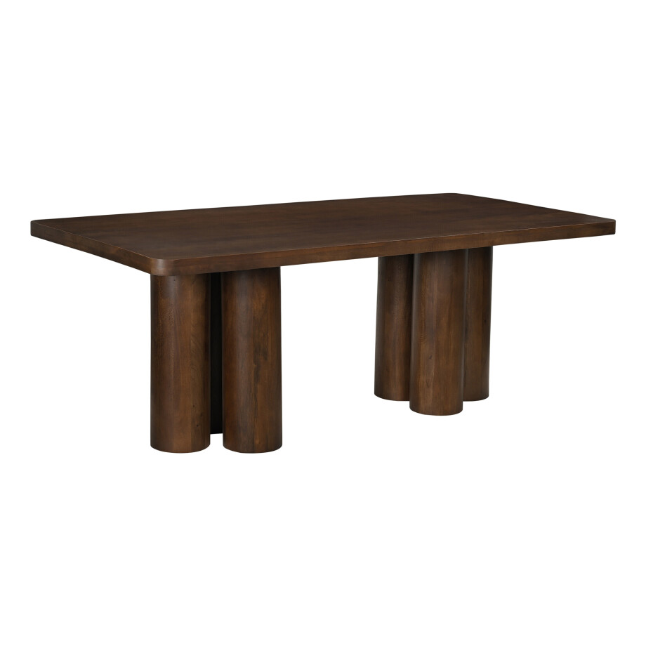 Artistiq Eettafel 'Leighanna' Mangohout, 200 x 100cm afbeelding 