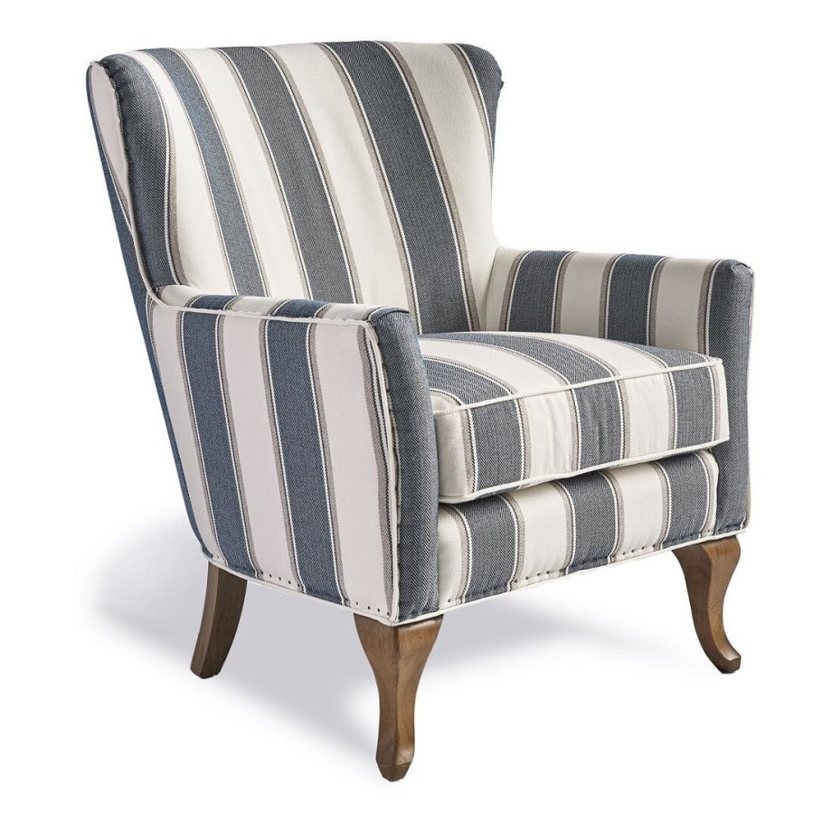 Rivièra Maison Fauteuil 'Cavendish', kleur Blue Stripe afbeelding 1