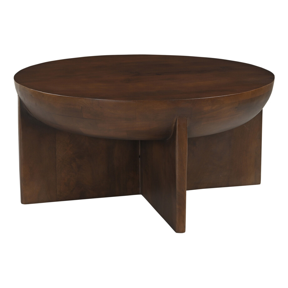 Artistiq Ronde Salontafel 'Makesha' Mangohout, 90cm afbeelding 