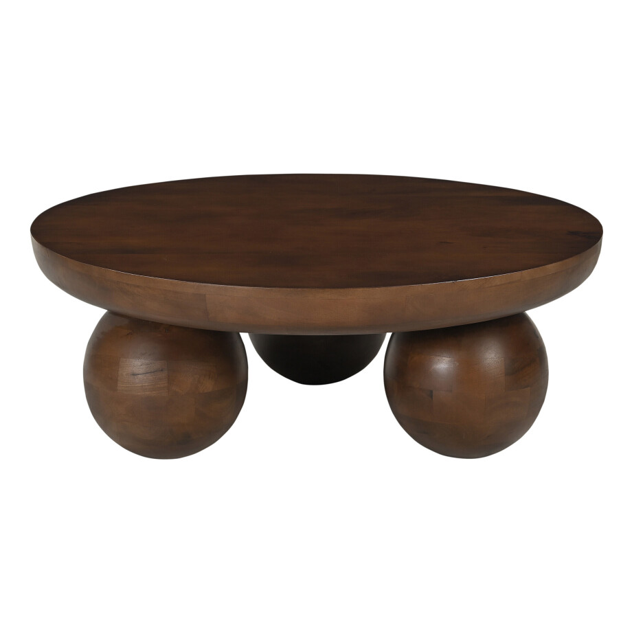 Artistiq Ronde Salontafel 'Ambur' Mangohout, 90cm afbeelding 