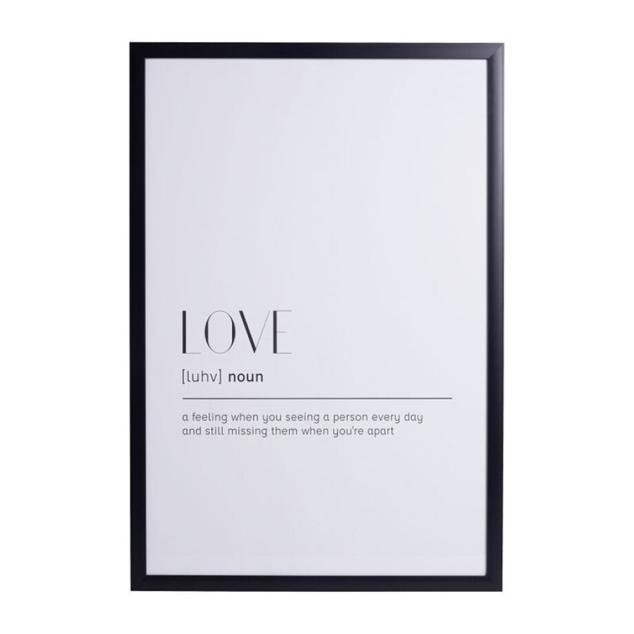 Fotolijst basic - zwart - 61x91.5 cm afbeelding 