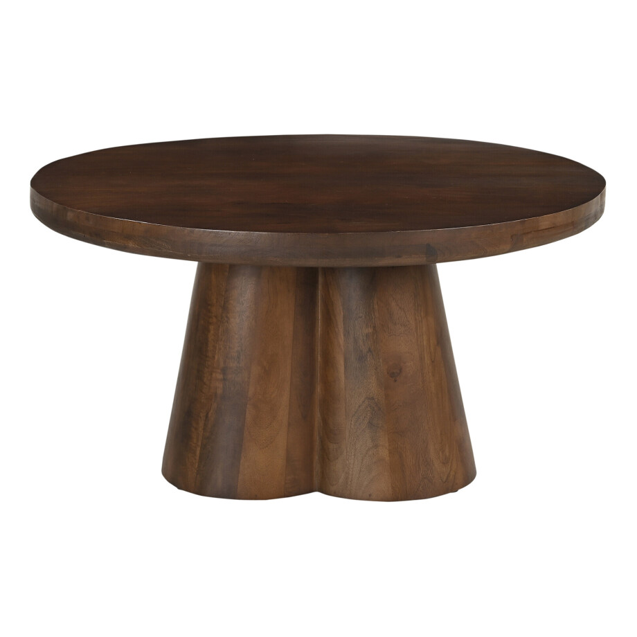 Artistiq Ronde Salontafel 'Effrey' Mangohout, 80cm afbeelding 