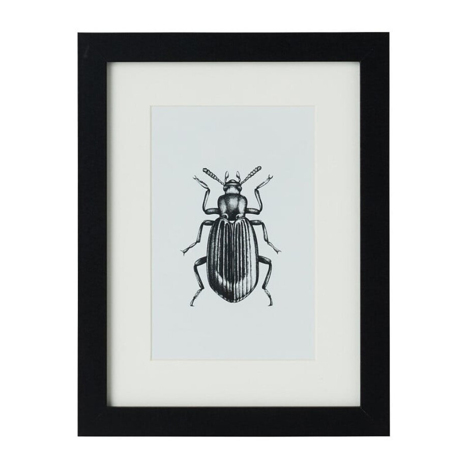 Fotolijst met passe partout - zwart - 10x15 cm afbeelding 