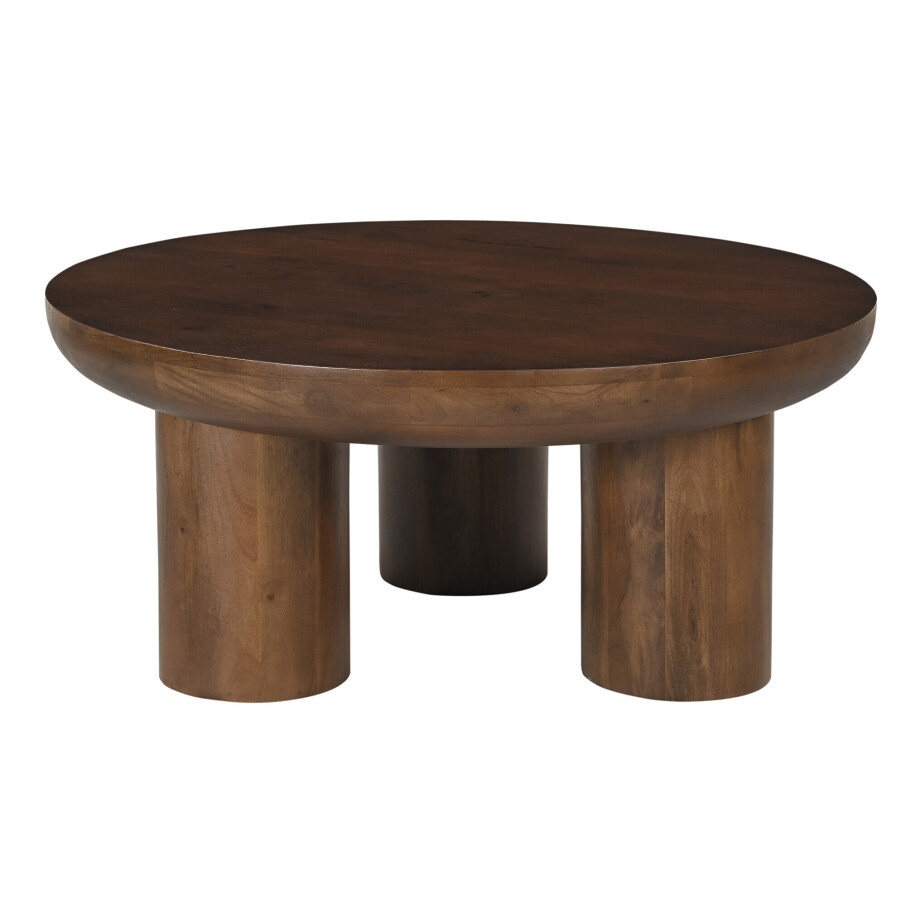 Artistiq Ronde Salontafel 'Leighanna' Mangohout, 90cm afbeelding 1