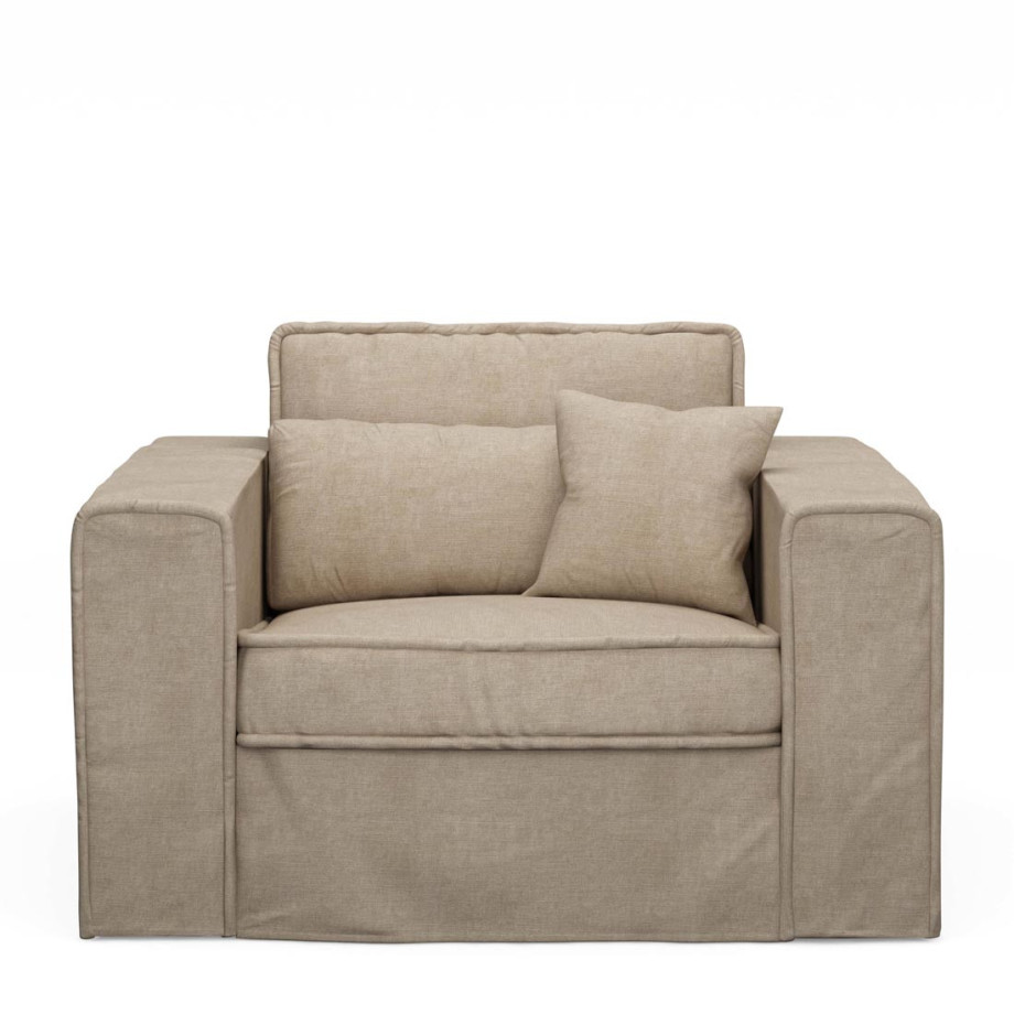 Loveseat Metropolis, Natural, Washed Cotton afbeelding 1