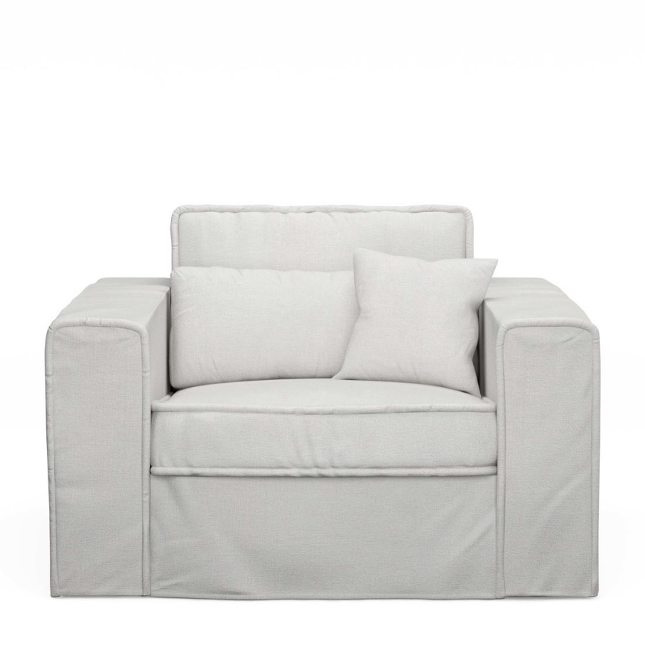 Loveseat Metropolis, Ash Grey, Washed Cotton afbeelding 1