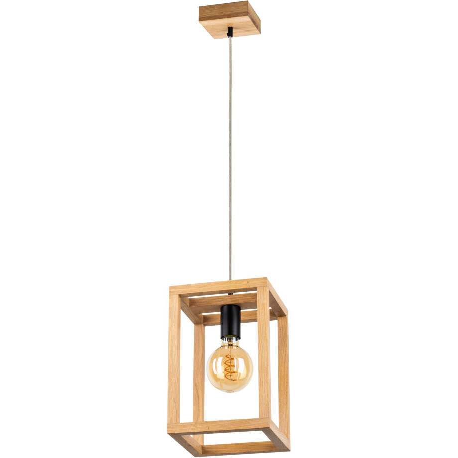 SPOT Light Hanglamp KAGO Hanglamp, natuurproduct van eikenhout, duurzaam afbeelding 1