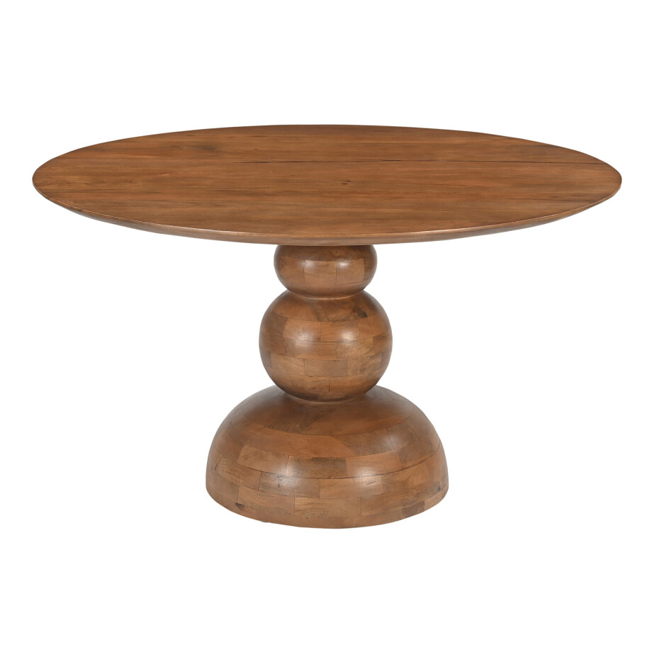 Artistiq Ronde Eettafel 'Neisha' Mangohout, 130cm, kleur Naturel afbeelding 1