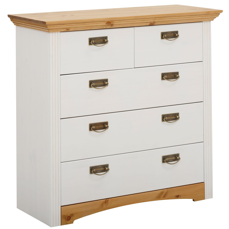 Home affaire Ladekast Konrad Breedte 94 cm, van massief, FSC-gecertificeerd dennenhout afbeelding 1