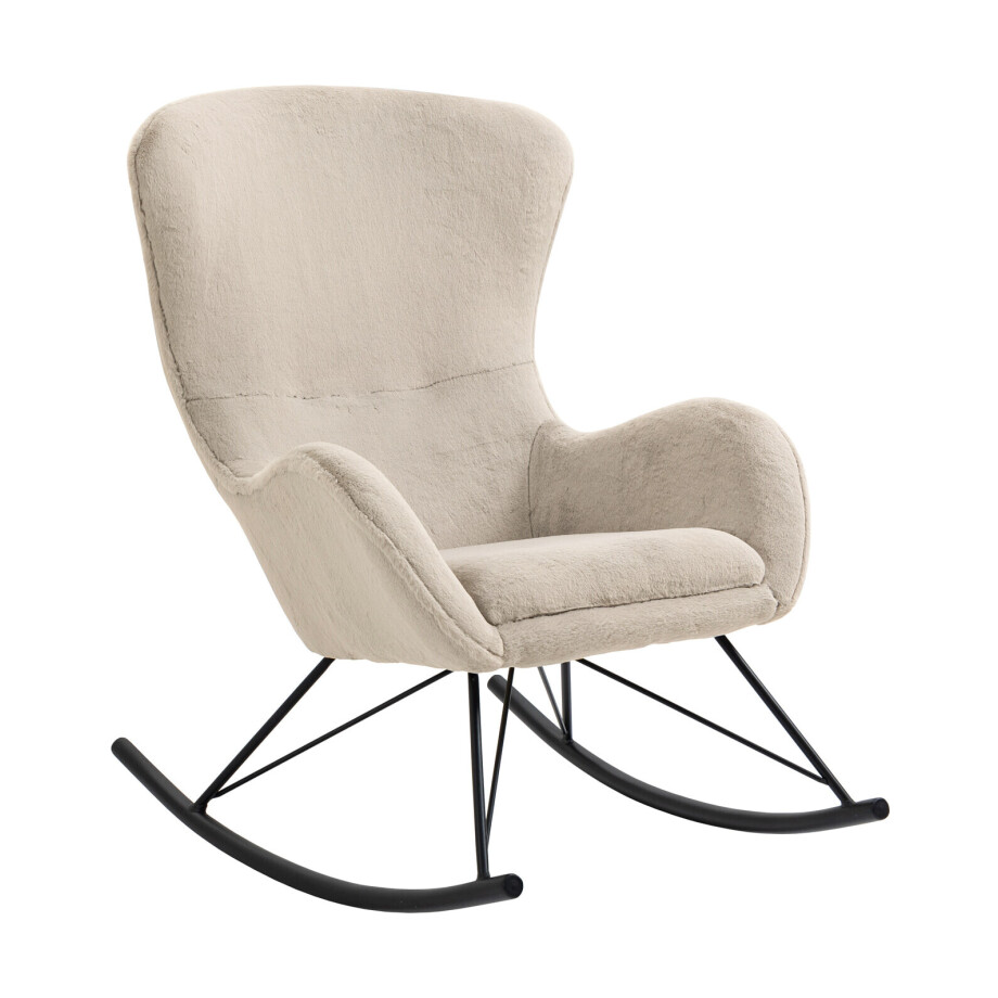 Artistiq Schommelstoel 'Timara' kleur beige Artistiq Schommelstoel 'Timara' kleur beige afbeelding 1