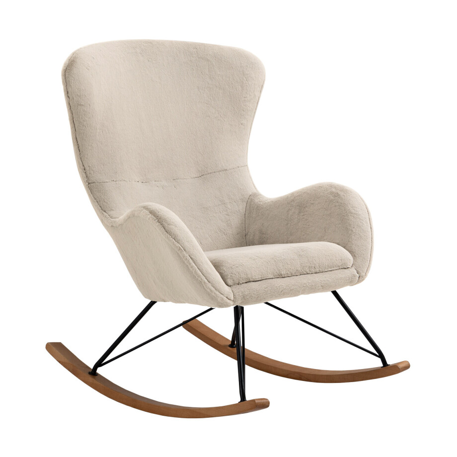 Artistiq Schommelstoel 'Chais' kleur beige Artistiq Schommelstoel 'Chais' kleur beige afbeelding 1