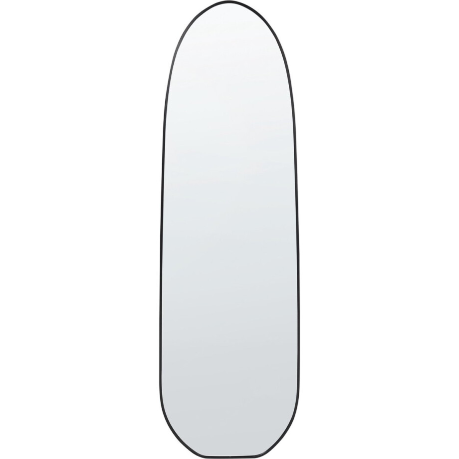 BELIANI DARNETS - Wandspiegel - Zwart - 46 x 160 cm - Aluminium BELIANI DARNETS - Wandspiegel - Zwart - 46 x 160 cm - Aluminium afbeelding 1