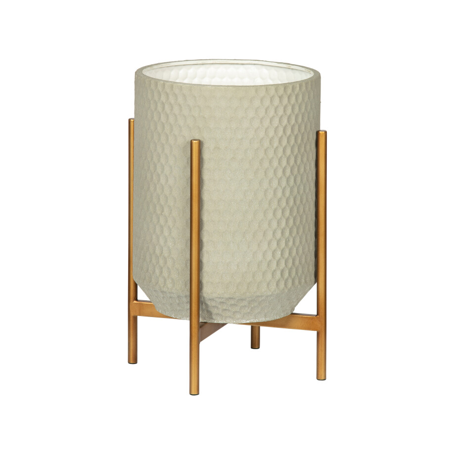 WOOOD Plantenstandaard 'Juul' 50cm, kleur Betongrijs afbeelding 1
