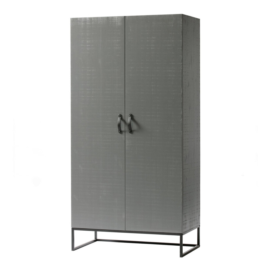 WOOOD Kledingkast 'Morris' 195 x 100cm, kleur Leem WOOOD Kledingkast 'Morris' 195 x 100cm, kleur Leem afbeelding 1