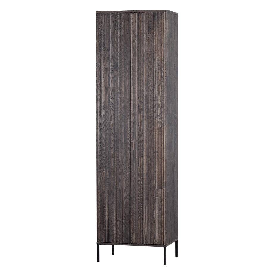 WOOOD Opbergkast 'New Gravure' Essenhout, 120 x 60cm, kleur Espresso afbeelding 1