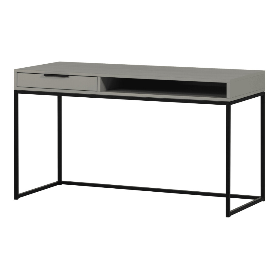 WOOOD Bureau 'Nore' Grenenhout, kleur Dust afbeelding 1